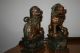 A Pair Of Cast Iron Foo Dogs.  Guardian Lions. Foo Dogs photo 3