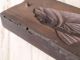Japanese Antique Kashigata Fish With Cover Hand Carved Wooden Mold Other photo 6