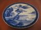 Antique Japanese Porcelain Blue & White Plate 1800 ' S Plates photo 5