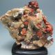 100% Natural Shoushan Stone Hand - Carved Statues - - Goldfish Nr/xy1800 Other photo 1