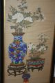 Fine Antique Chinese Export Painting On Silk Scroll Painting Water Color Framed Paintings & Scrolls photo 1