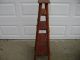 Vintage Asian Chinese Bamboo Wood Plant Table Stand W/ 5 Shelfs 4 Ft + High Tables photo 3