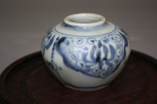 Ming Dynasty Blue And White Mini Jar photo
