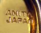 Vtg 8 Japanese Amita Komai Damascene Place Card Holders - Silver Gold Butterfly Other photo 9
