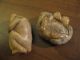 Top Quality Rare Found Tagua Ivory Nut Netsuke 1.  5 