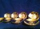 24 Karat Gold Plate Sake Cups Of The Seven Happy Gods Glasses & Cups photo 1
