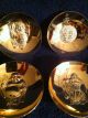 24 Karat Gold Plate Sake Cups Of The Seven Happy Gods Glasses & Cups photo 2