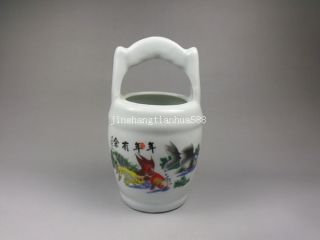 Js060 Rare Chinese Pastel Porcelain Every Year More Than Barrel photo