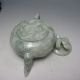 100% Natural Jadeite Jade Teapots & Lid W Plum Flower Nr/xy1977 Teapots photo 8