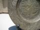Antique Chinese Bronze Brass Plate Guan Gong Warrior God On Horse Plates photo 3