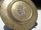 Antique Chinese Bronze Brass Plate Guan Gong Warrior God On Horse Plates photo 4