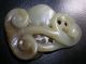 Acoin 4of10 Piece Xinjiang Hetian Qing Dy Pure White Jade From Collector Vr Vf Amulets photo 1