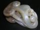 Acoin 4of10 Piece Xinjiang Hetian Qing Dy Pure White Jade From Collector Vr Vf Amulets photo 6