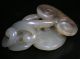 Acoin 4of10 Piece Xinjiang Hetian Qing Dy Pure White Jade From Collector Vr Vf Amulets photo 7