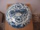 Rare Vintage Blue And White Porcelain Dragon Pot Good Luck For Years Dragon Pots photo 1