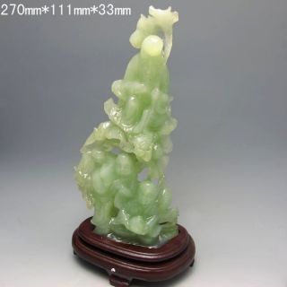 100% Natural Xiu Jade Hand - Carved Statues - - - Shouxing Nr/nc2000 photo