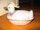 Chinese Canton Enamel Duck - Nicely Detailed Hand Painted W/ Metal Work Boxes photo 9