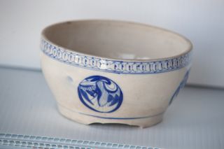 Antique Chinese Bowl With Wax Seal photo