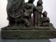 Antique Statue Buddha Teaching Enlightenment Gandharan Circa 2nd C India Hindu Statues photo 4