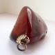 Antique Chinese 10 Kt Gold Massive Rich Cherry Amber Pendant 3 