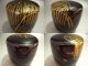 Japanese Antique Lacquer Famous Tea Caddy Weeping Willow Makie Wooden Natsume Tea Caddies photo 2