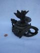 Chinese Black Stone Carving Censer.  Dragon And Pheonix Incense Burners photo 5