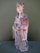 19th Century Chinese Standing Ceramic Elder - Interesting Colorful Patina Buddha photo 1