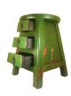 Chinese Pretty Green Color 3 Drawer Round Stool/stand Other photo 2