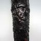 1330g Old Antique 18 - 19th Chinese Ox Horn Hand - Carved Statue - - Old Man&pine Tree Other photo 3