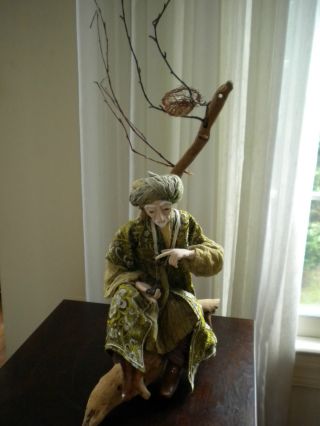 Chinese,  Uzbekistan,  Russian Exquisite Figural Doll Decor Piece photo