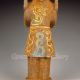 Chinese Gold - Gilt & Jade Statue - Ancient General Nr Men, Women & Children photo 11