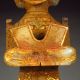 Chinese Gold - Gilt & Jade Statue - Ancient General Nr Men, Women & Children photo 3