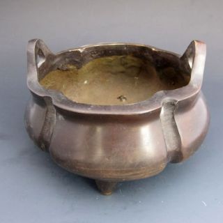 Chinese Bronze Incense Burner Nr photo