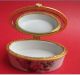 China Jingdezhen Ceramic Peony Color Art Cosmetics Box / 7 - 003 Other photo 3