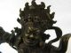 Antique 18th C Chinese Buddhist Statue,  Sino Tibetan Bronze Buddha Other photo 4
