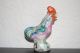 Vintage Chinese Hand Painted Porcelain Rooster Roosters photo 1
