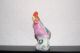 Vintage Chinese Hand Painted Porcelain Rooster Roosters photo 2