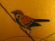 Sparrow Under Mums: Antique Japanese Painting Paintings & Scrolls photo 6
