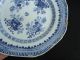 Rare 18thc Qianlong Blue & White Auspicious Symbol Plate Bowls photo 2
