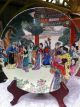 Antique Chinese Famille Rose & Polychrome Figural Plate Handpainted Mark To Base Plates photo 6