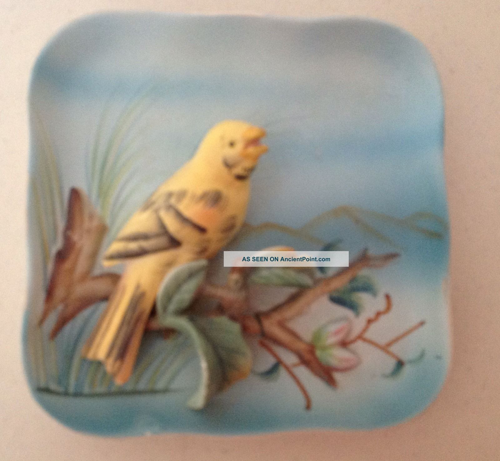 Yellow Canary Plaque By Napco B2791 Plates photo