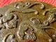 Old Chinese Hand Carved Circular Nephrite Spinach Green Jade Other photo 7