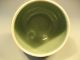 Japan Japanese Celadon Green Pottery Tea Cup Strainer & Lid 20th C. Glasses & Cups photo 5