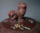 Old Chinese Yixing Pottery Covered Teapot With Dog Finial Teapots photo 3