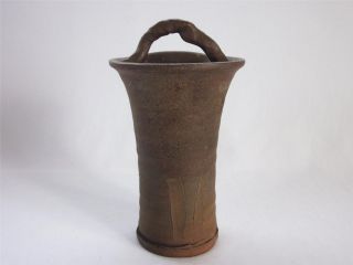 Japanese Vintage Bizen Ware Vase W/sign; Tasteful Style/ 451 photo