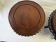 Antique Chinese Carved Two Pair Wood Stand Display Plate,  Bowl Vase Statue Vases photo 8