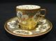 19thc Antique Japanese Artist Signed Satsuma Kinkozan Cup & Saucer Nr Teapots photo 1