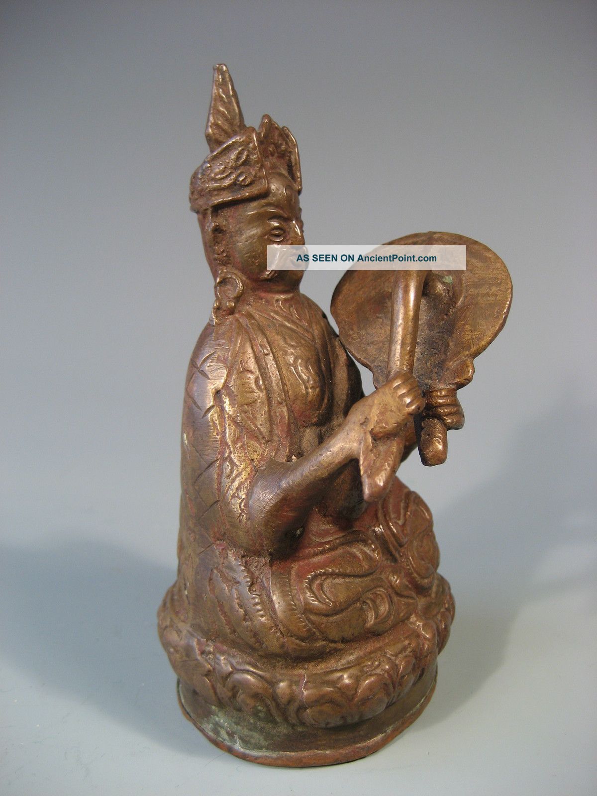 Rare Indonesian Indonesia Bronze Statue Of A Buddhist Deity Ca.  20th Century Statues photo