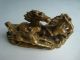 690g Chinese Brass Three Horses Statue Nr Other photo 1