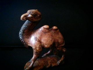 Vintage Asian Or Middle Eastern Camel Bronze Figurine photo